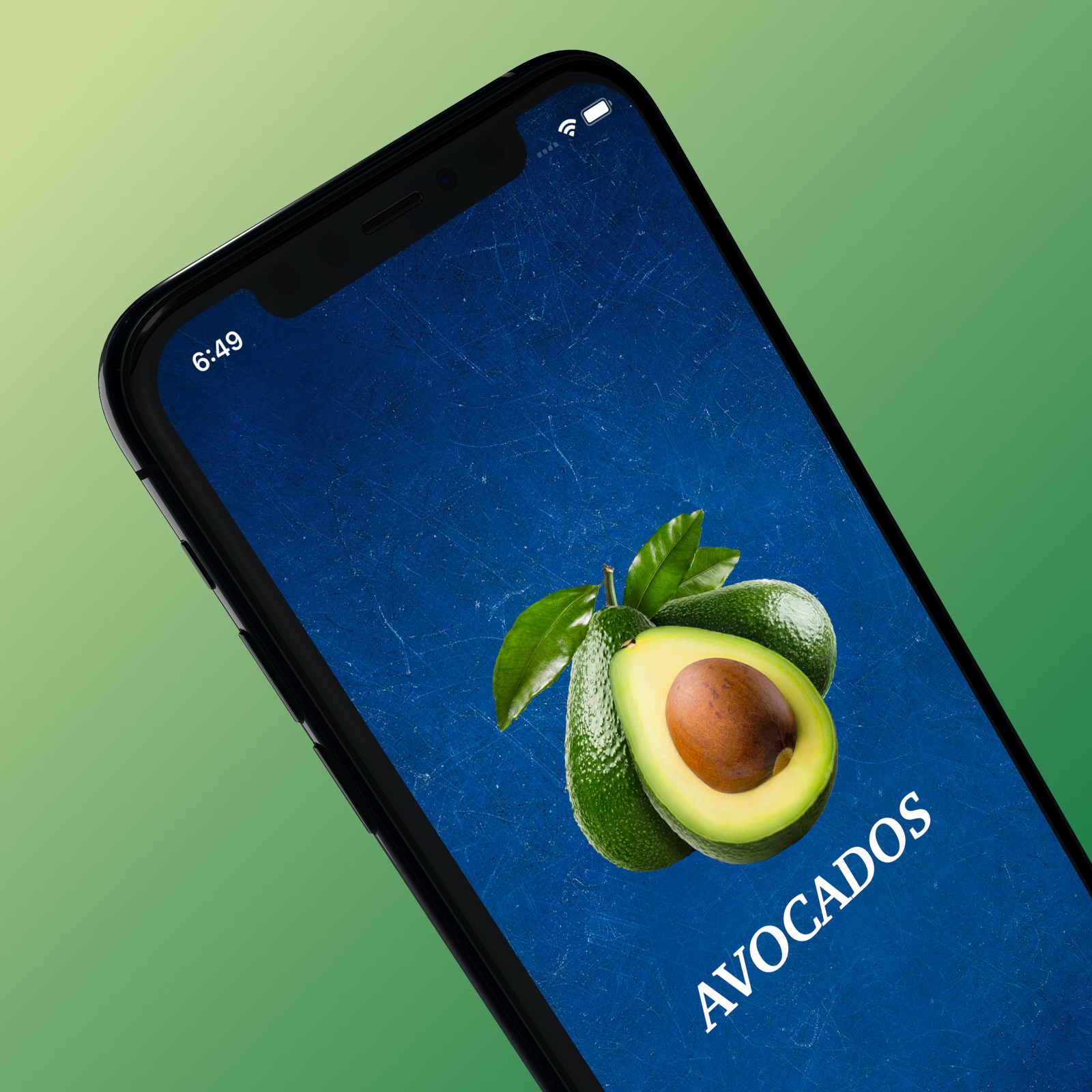 Lanch screen of the first SwiftUI app 