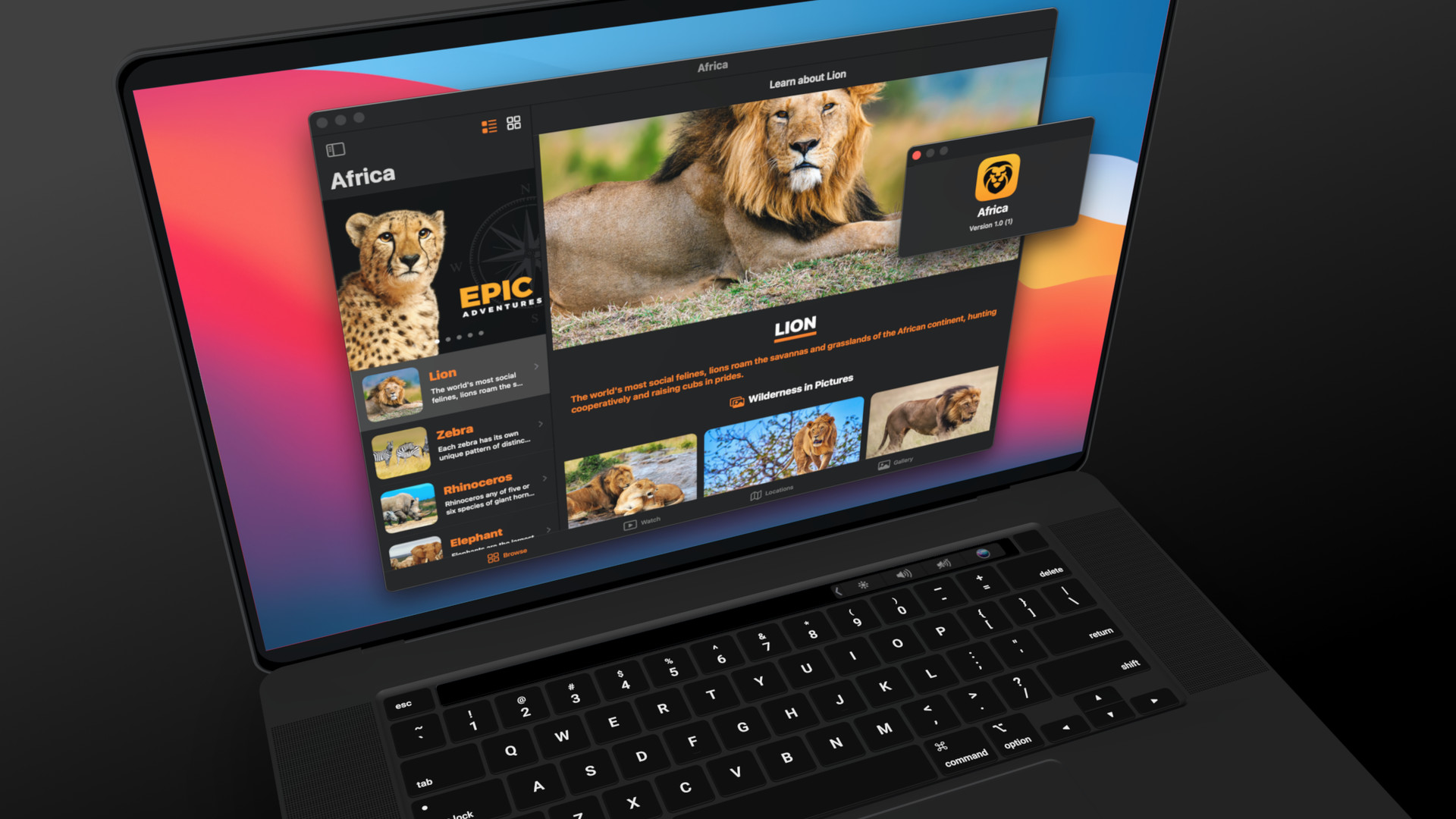 Desktop mac app with SwiftUI